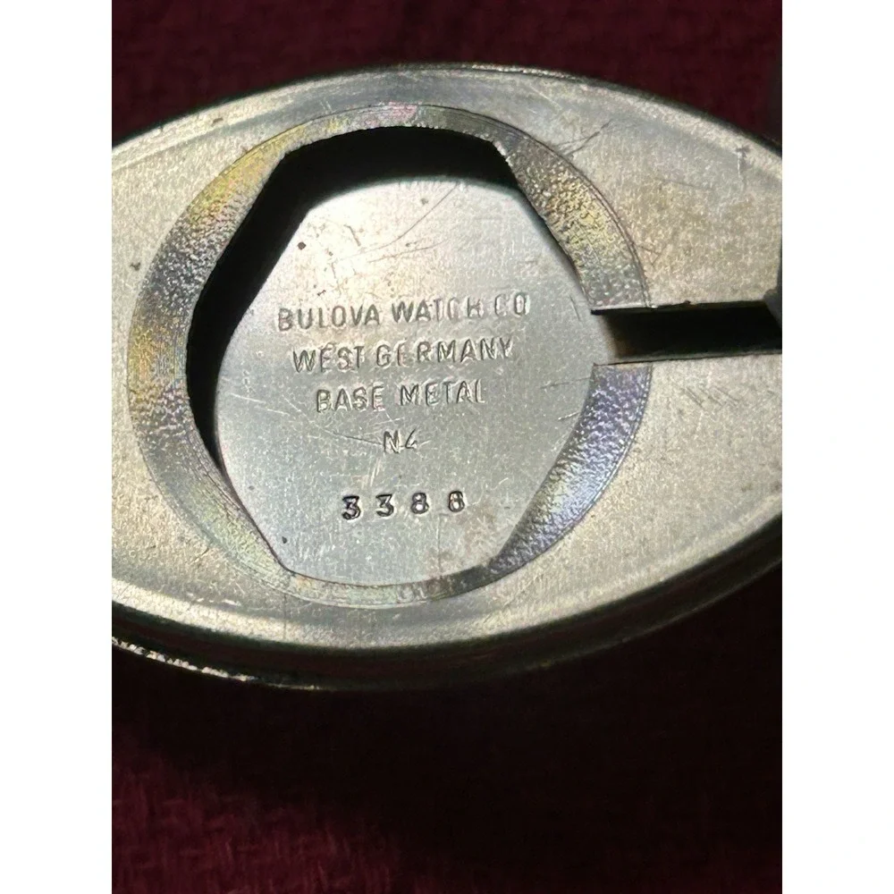 Vintage Bulova Pendant Watch Swiss N4 17 Jewels, W.Germany 3388‎ Base Metal